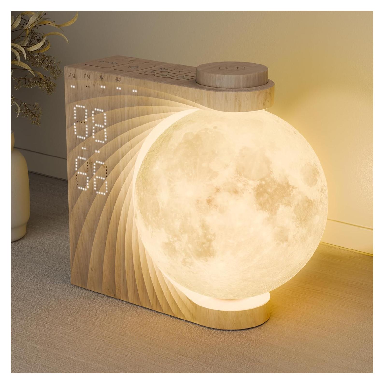 Reloj Despertador AIRIVO con Luz de Amanecer y Sonidos