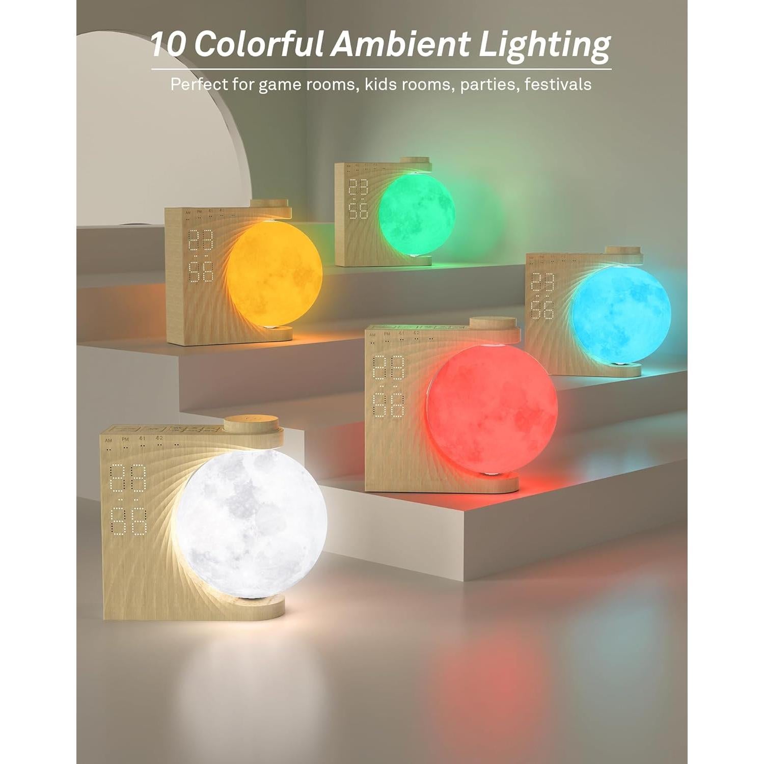 Reloj Despertador AIRIVO con Luz de Amanecer y Sonidos