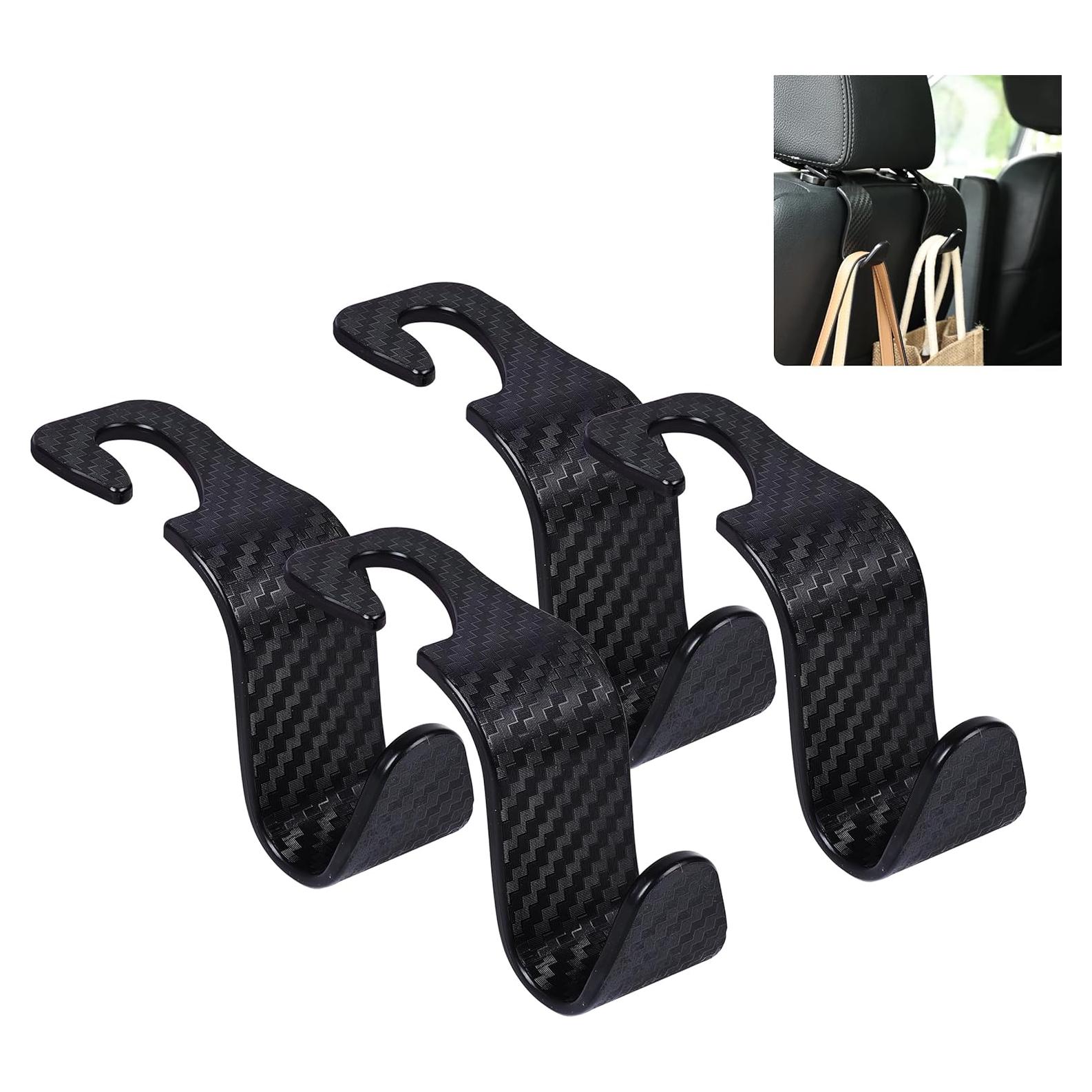Gancho para Asiento de Coche Toiyason - 4 Piezas Negro