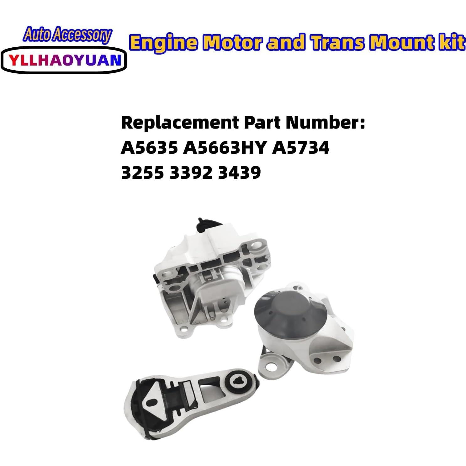 Juego de Soportes de Motor Yllhaoyuan Explorer 2011-2015 3Pcs