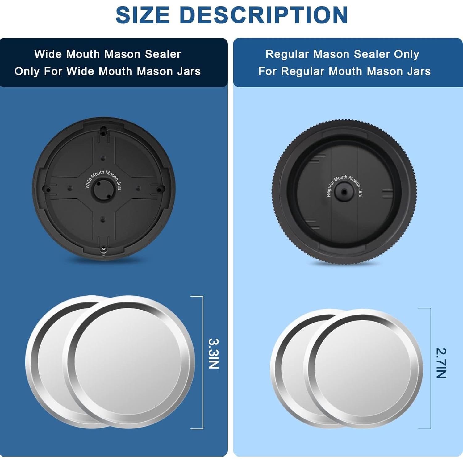 Sellador al vacío eléctrico OXLIMKEE para frascos Mason negro