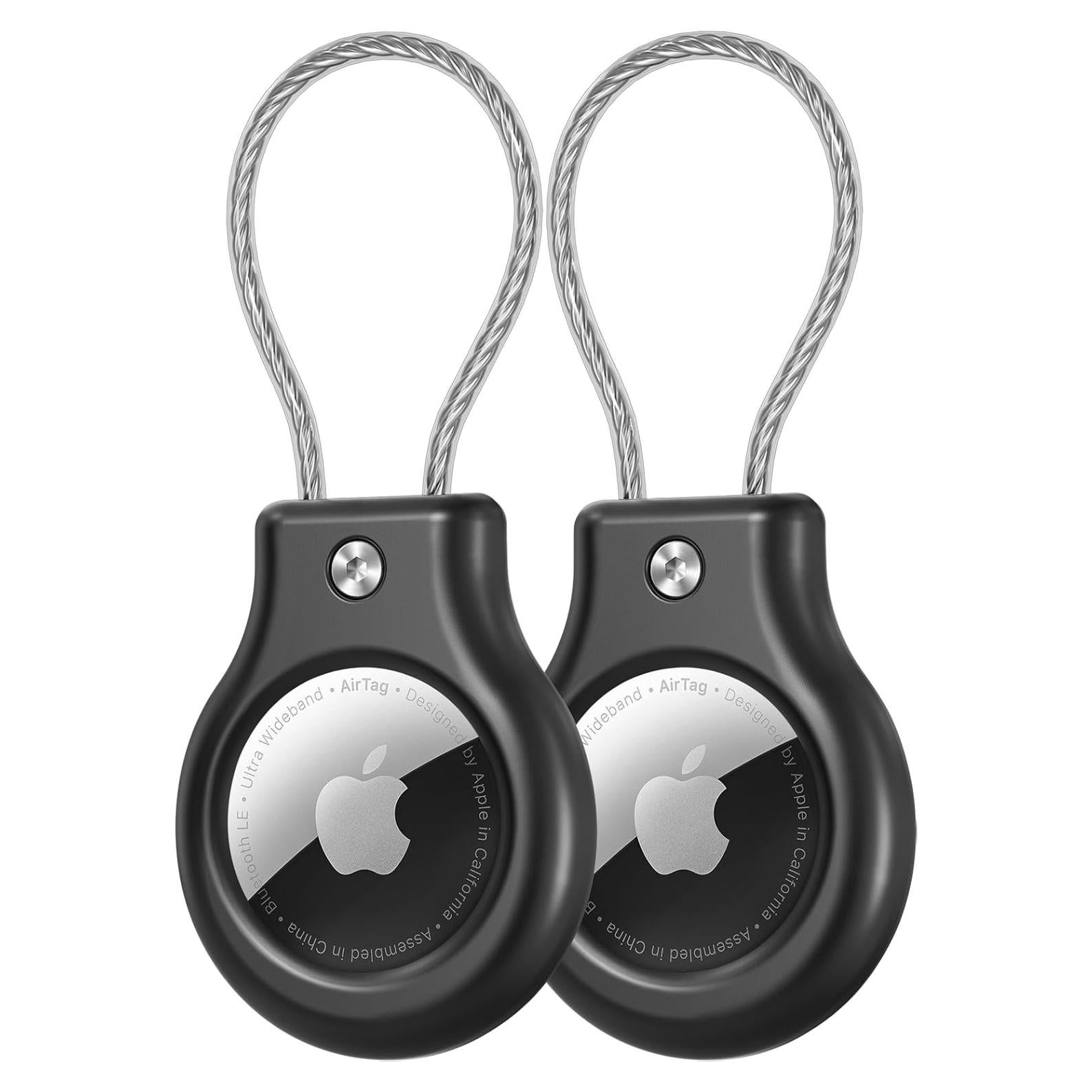 Soporte para AirTag TNSNK con cable de alambre - 2 paquetes