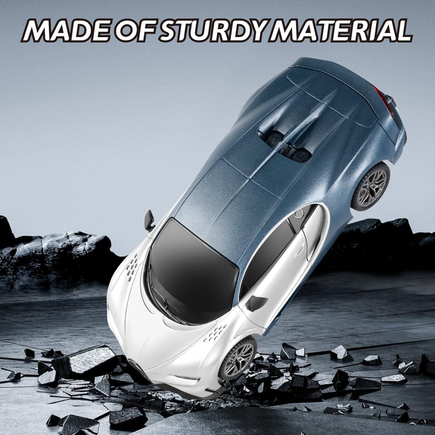 MIEBELY Coche RC Bugatti Chiron Escala 1/24 con Faro