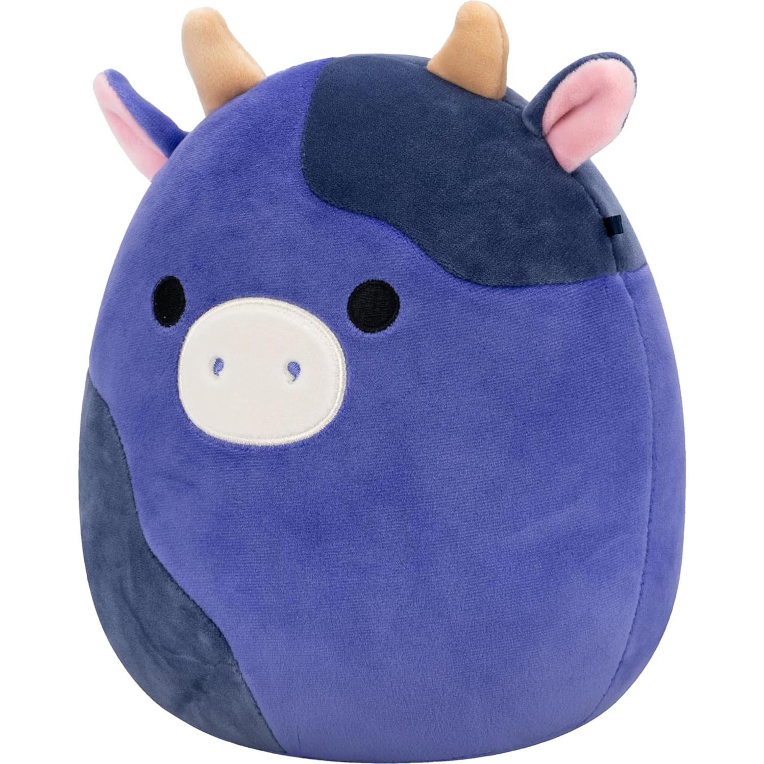 Peluche Squishmallows 20 cm Vaca Manchada Negra Jazwares