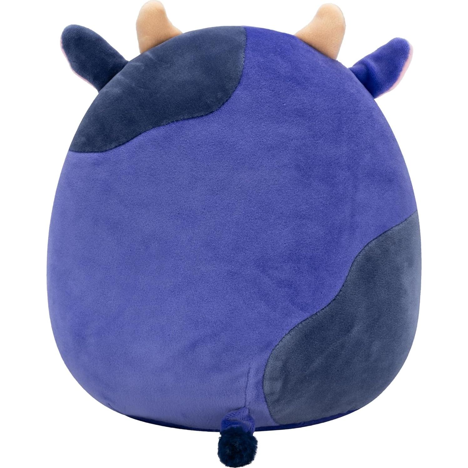 Peluche Squishmallows 20 cm Vaca Manchada Negra Jazwares
