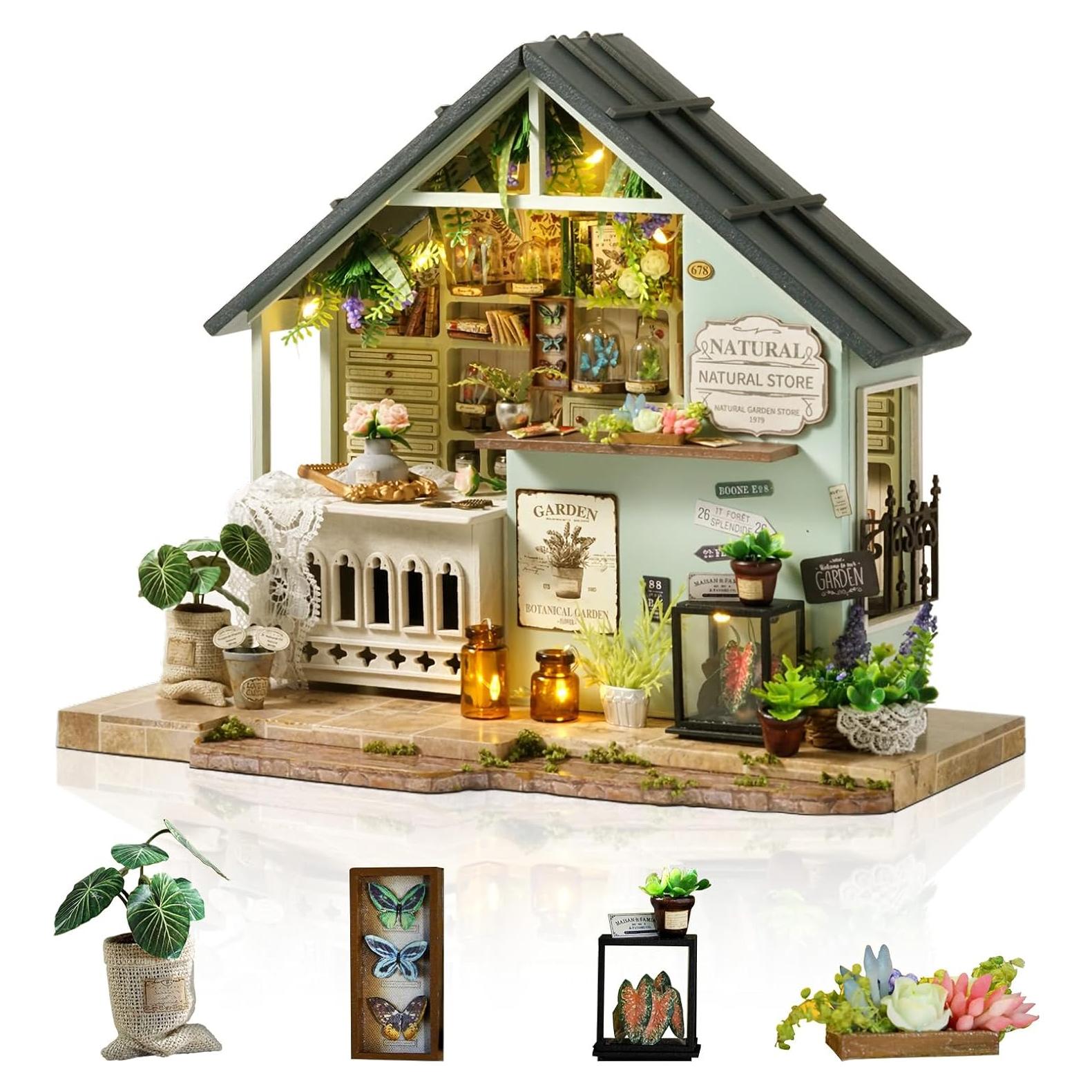 Kit de Casa en Miniatura Foyucool Tienda de Pastelería DIY