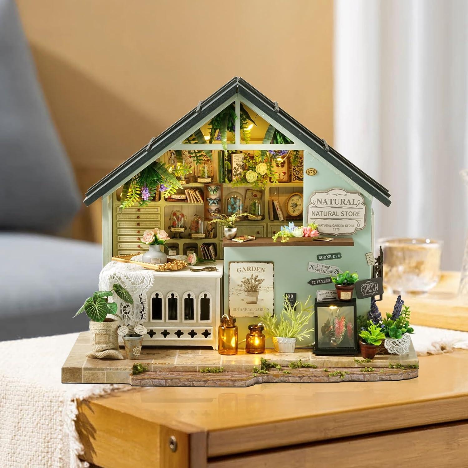 Kit de Casa en Miniatura Foyucool Tienda de Pastelería DIY