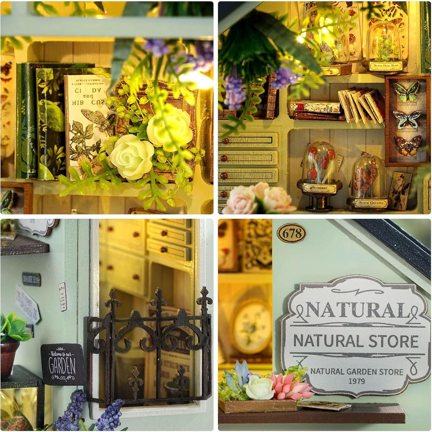 Kit de Casa en Miniatura Foyucool Tienda de Pastelería DIY