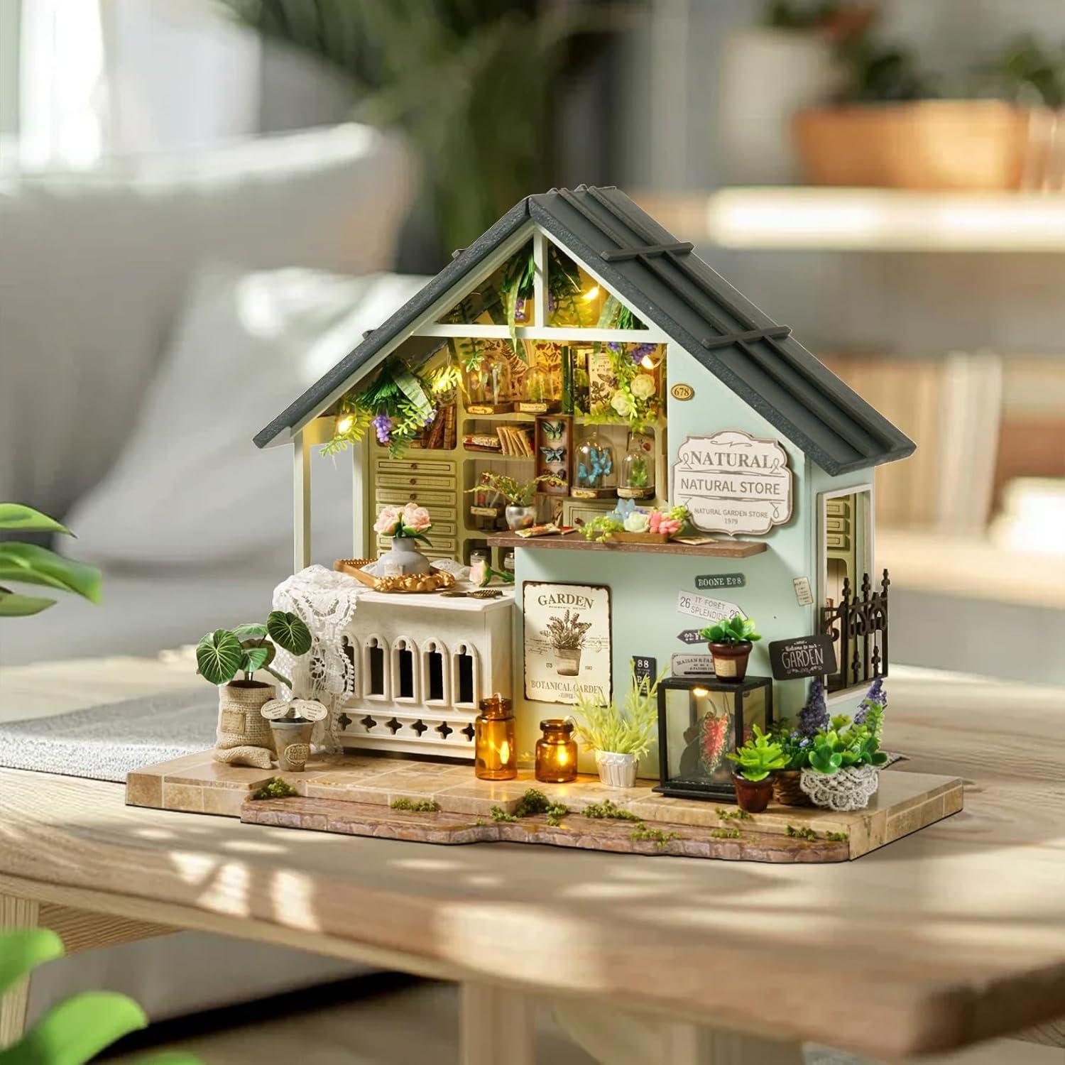 Kit de Casa en Miniatura Foyucool Tienda de Pastelería DIY