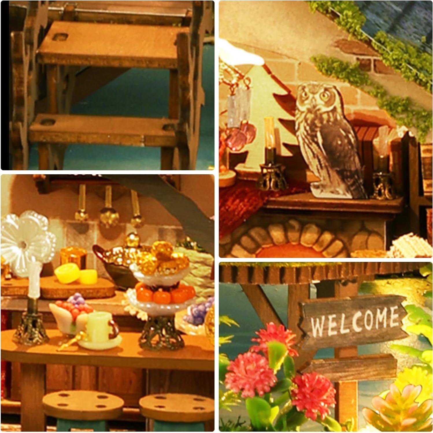 Kit de Casa en Miniatura Foyucool Aventura en el Bosque DIY