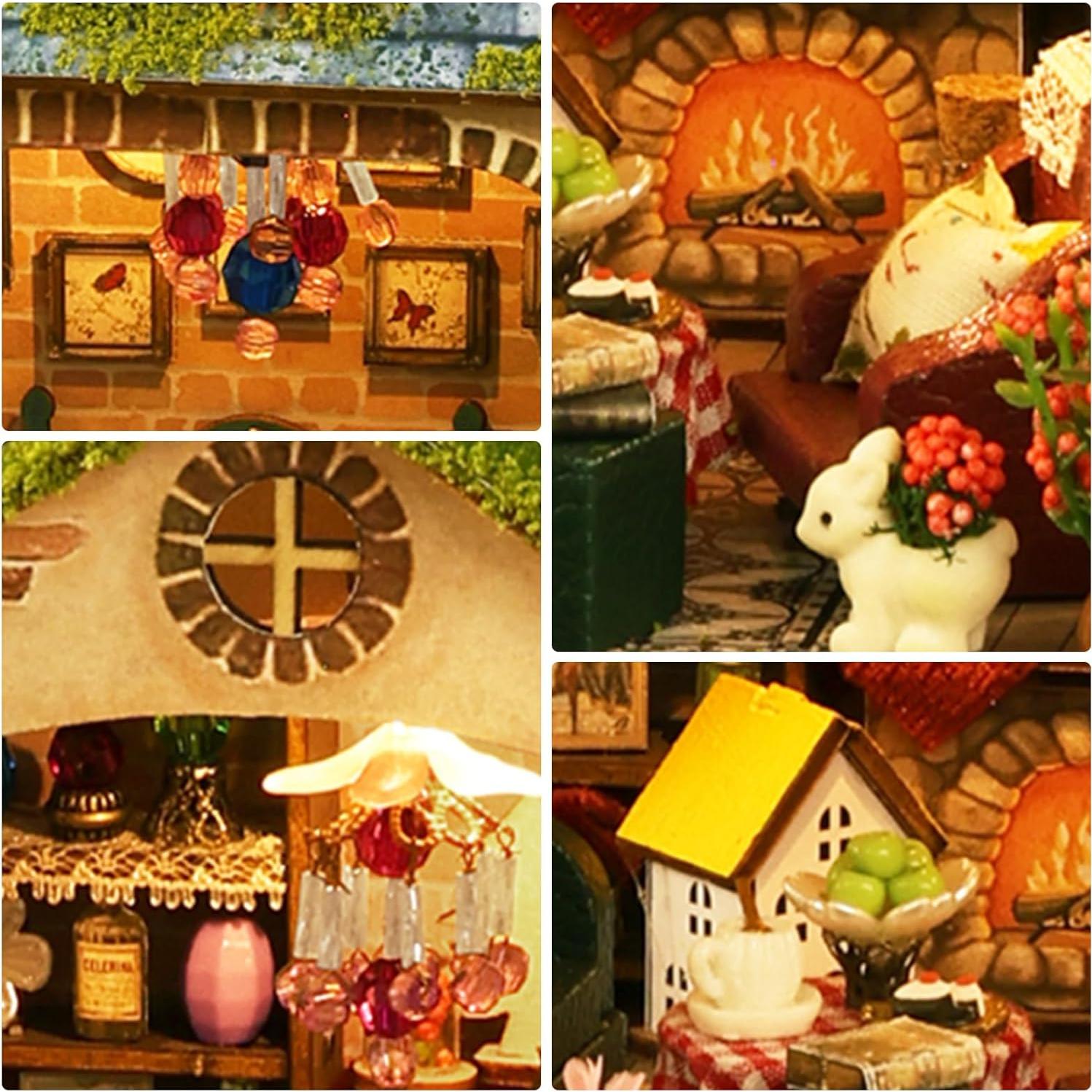 Kit de Casa en Miniatura Foyucool Aventura en el Bosque DIY