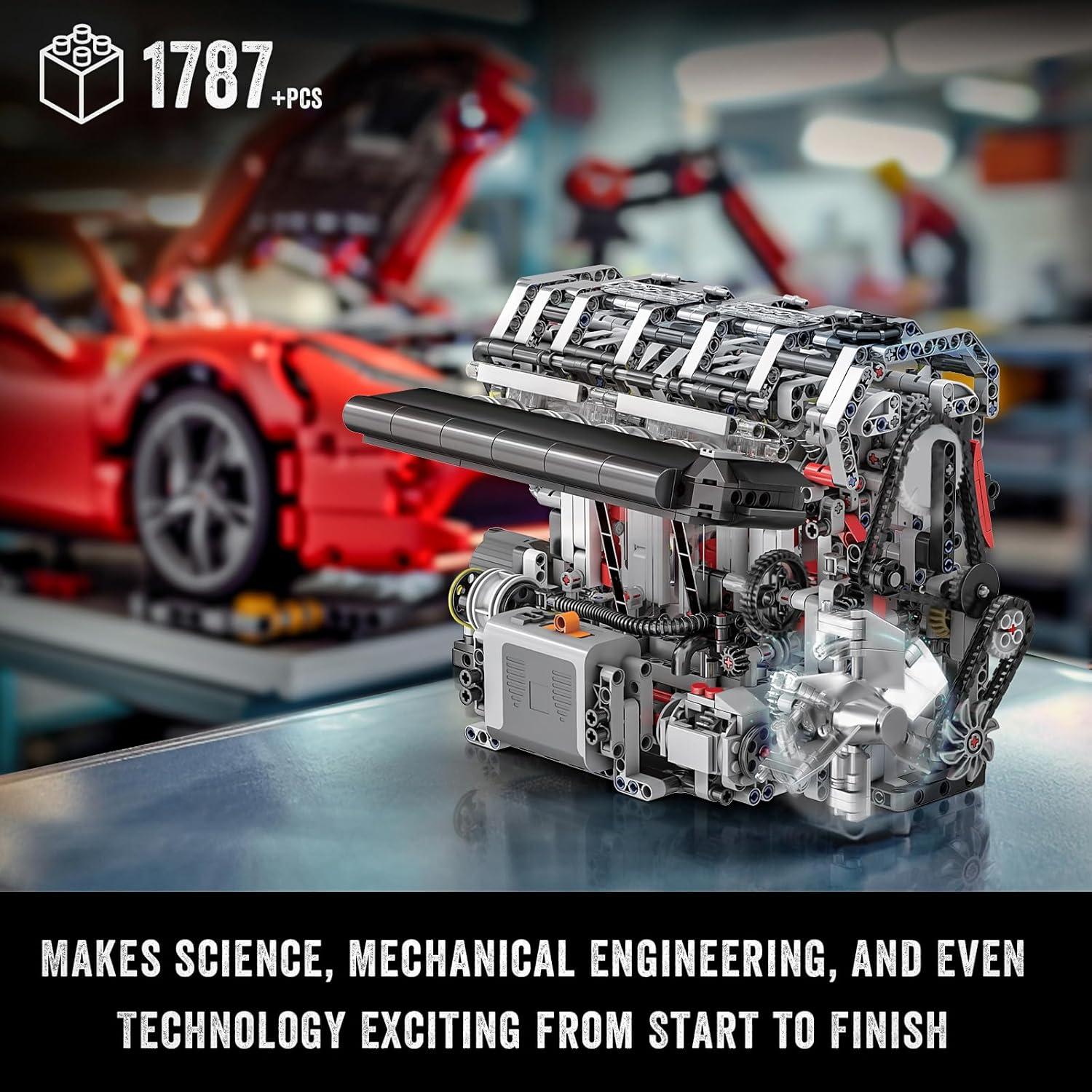 Mould King 10087 Kit de Construcción Motor L4 1787 Piezas