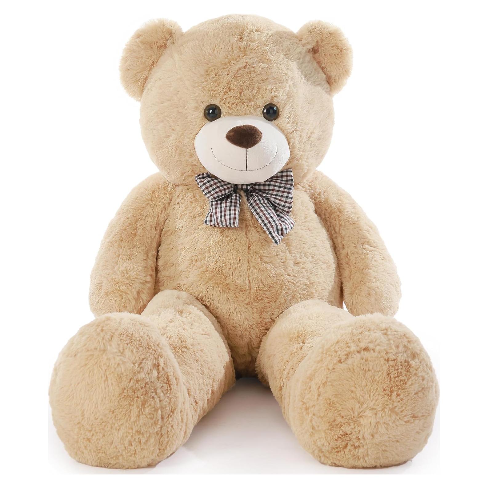 Oso de Peluche Grande Poutmac 121.92 cm Marrón Claro