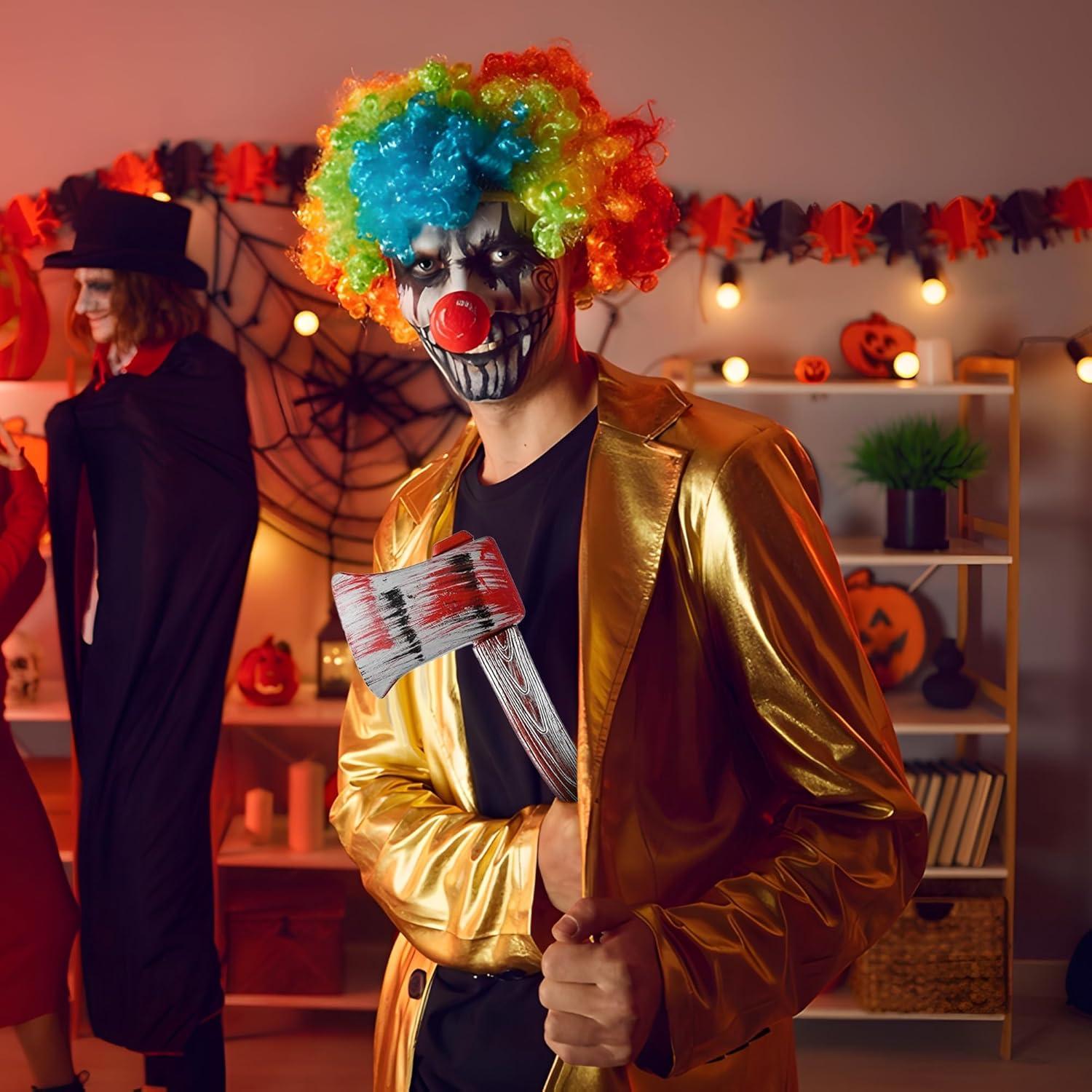 Hacha Falsa Ensangrentada Nicky Bigs 60.96 cm Accesorio Halloween