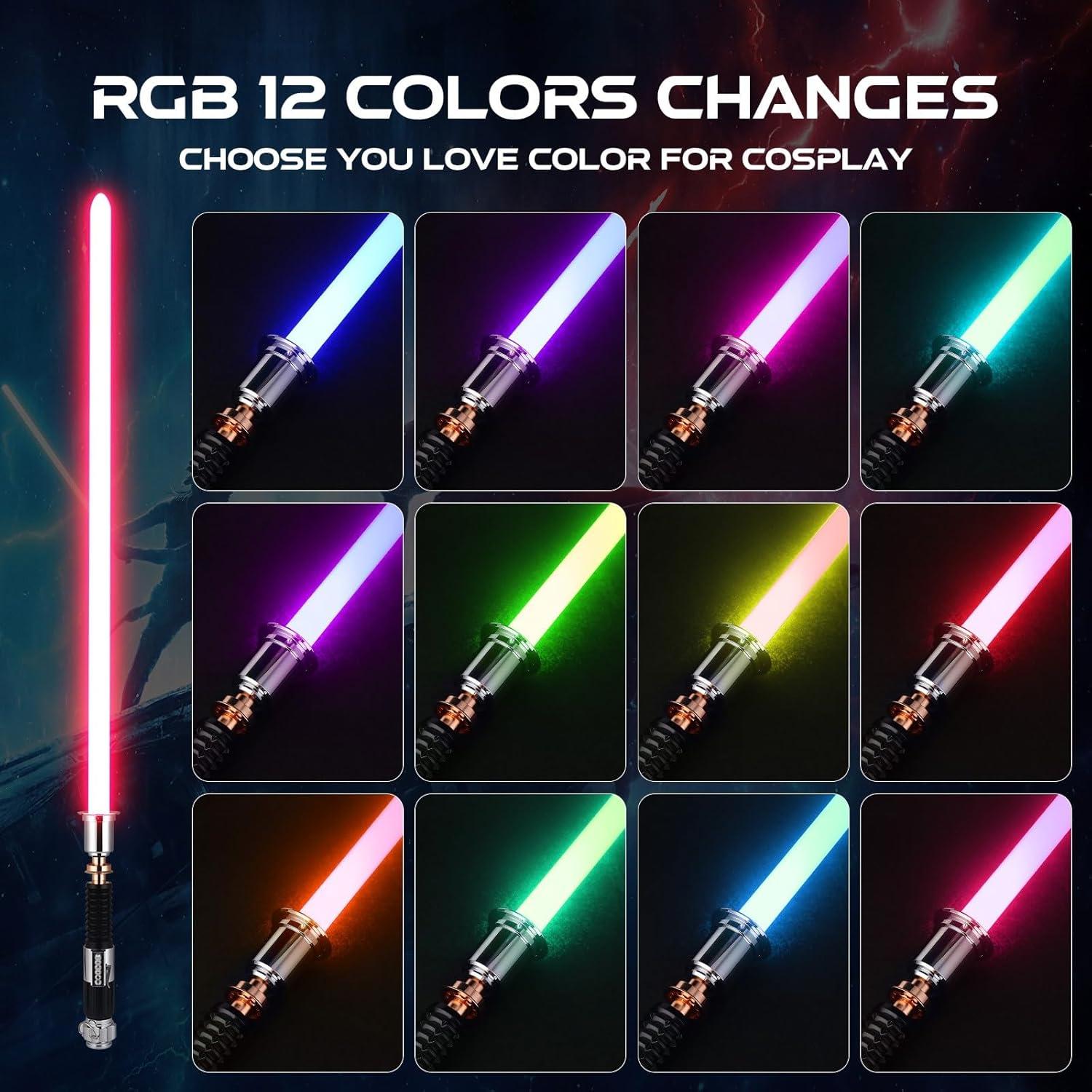 Sable de Luz CVCBSER Pixel 39 Efectos Sonido 12 Colores