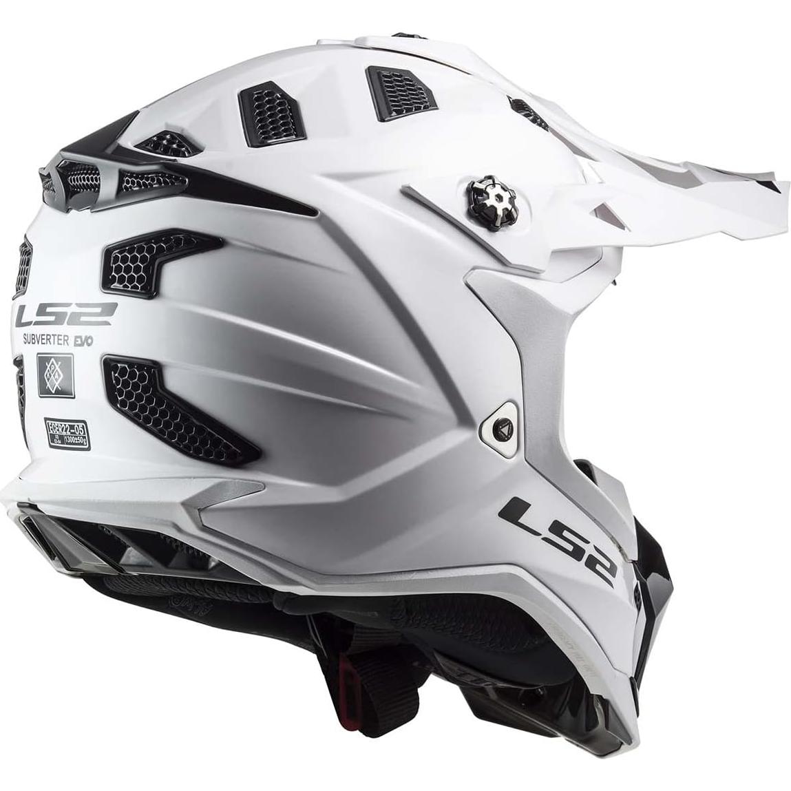 Casco Off-road LS2 Subverter EVO KPA Grande Blanco