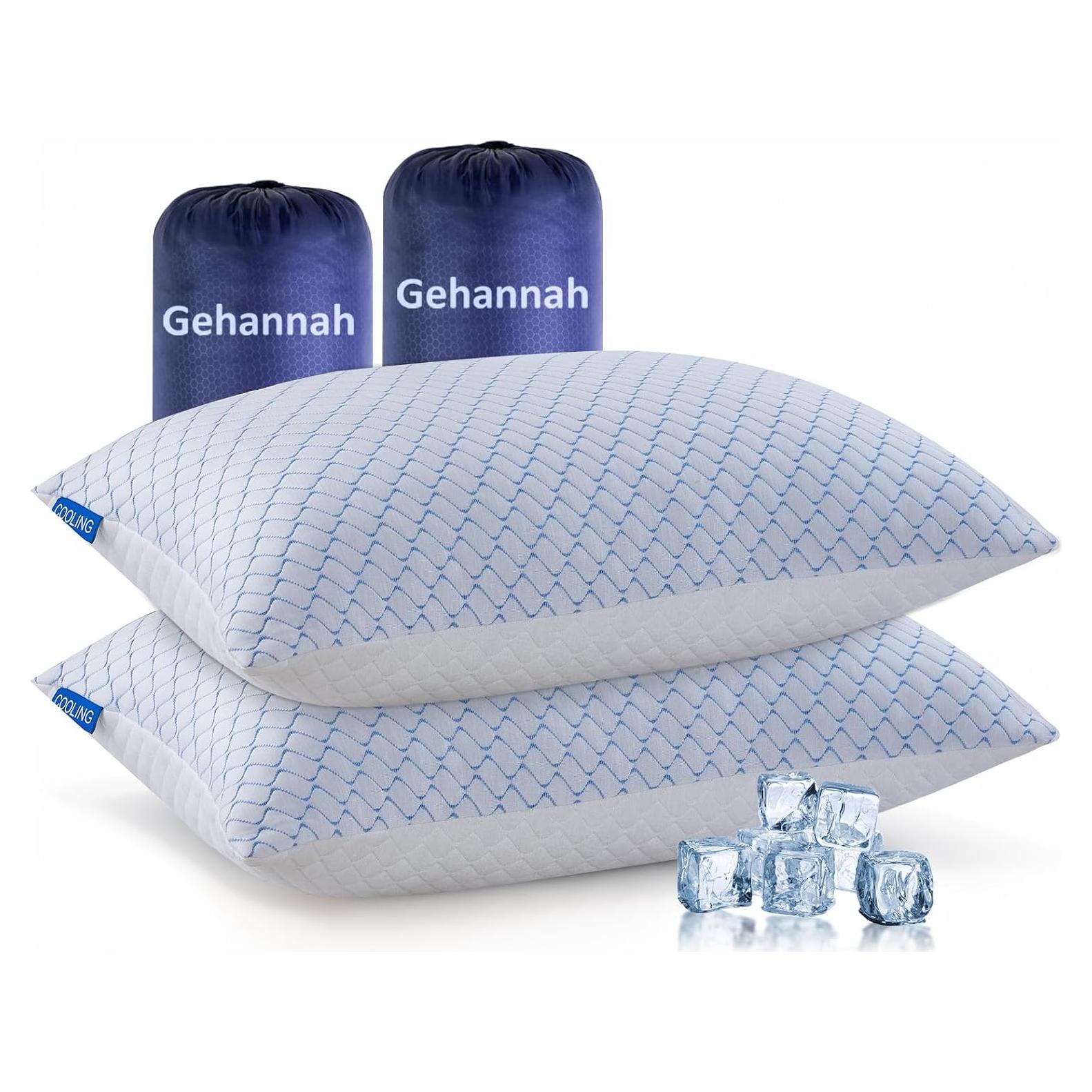 Almohada de Viaje Gehannah - 2 Piezas Espuma Viscoelástica 50x38cm