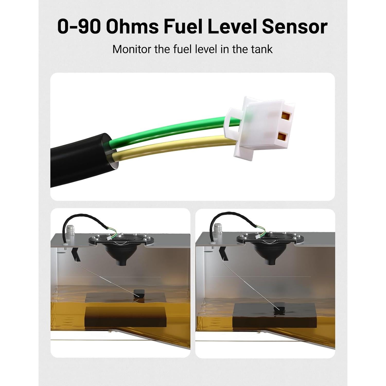 Tanque de Combustible Speedwow 56.78L Aluminio con Sensor