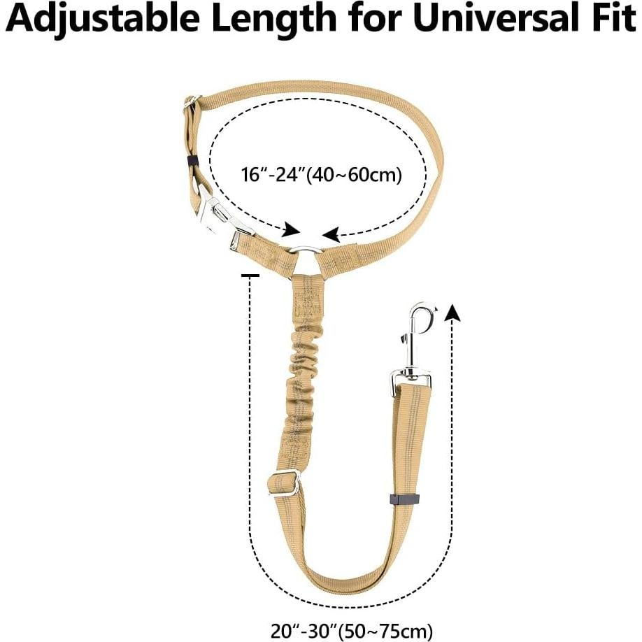 Cinturón de Seguridad para Perros Plutus Pet Ajustable 40-86 cm