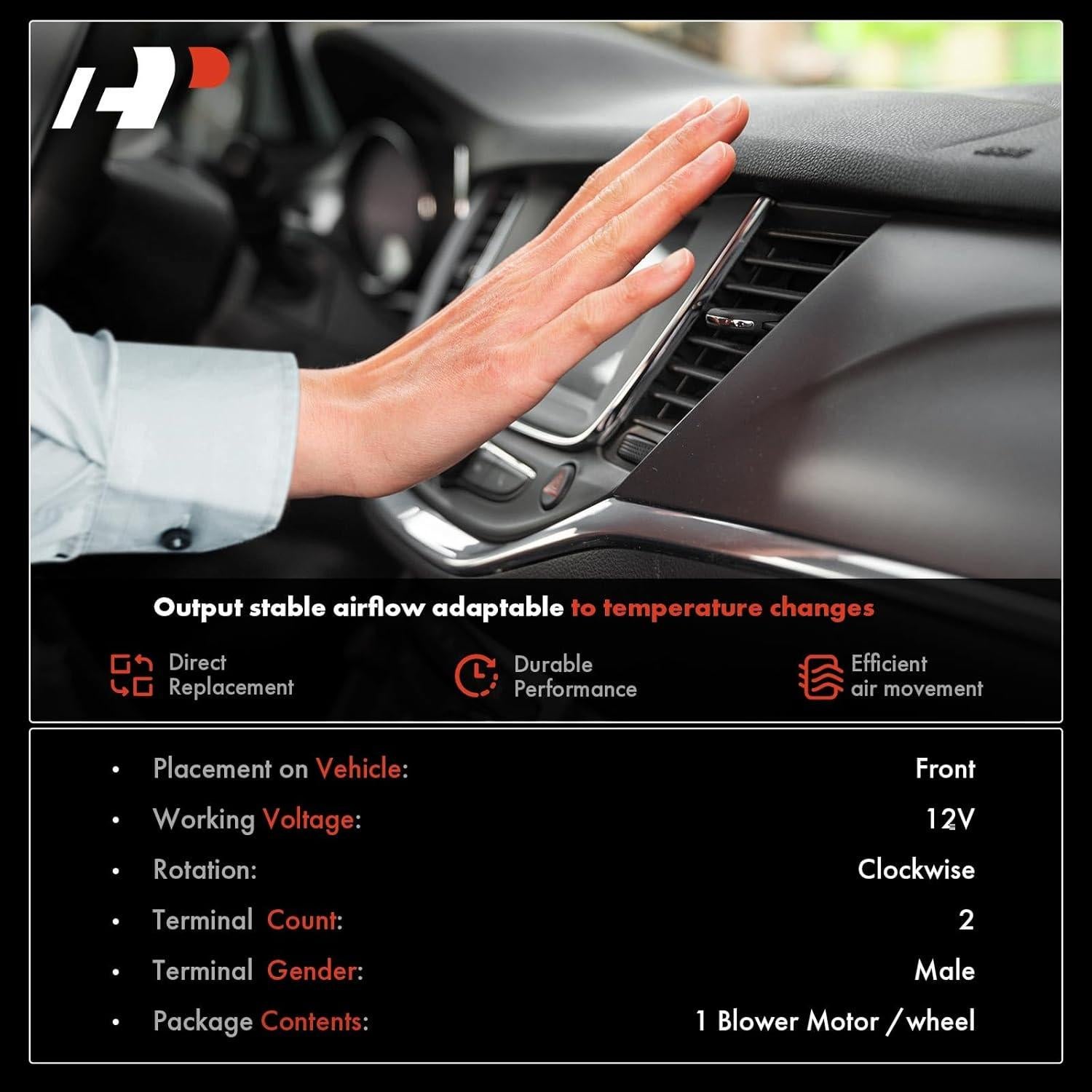 Motor de Soplador de Calefacción A-Premium para Toyota Corolla 2003-2008