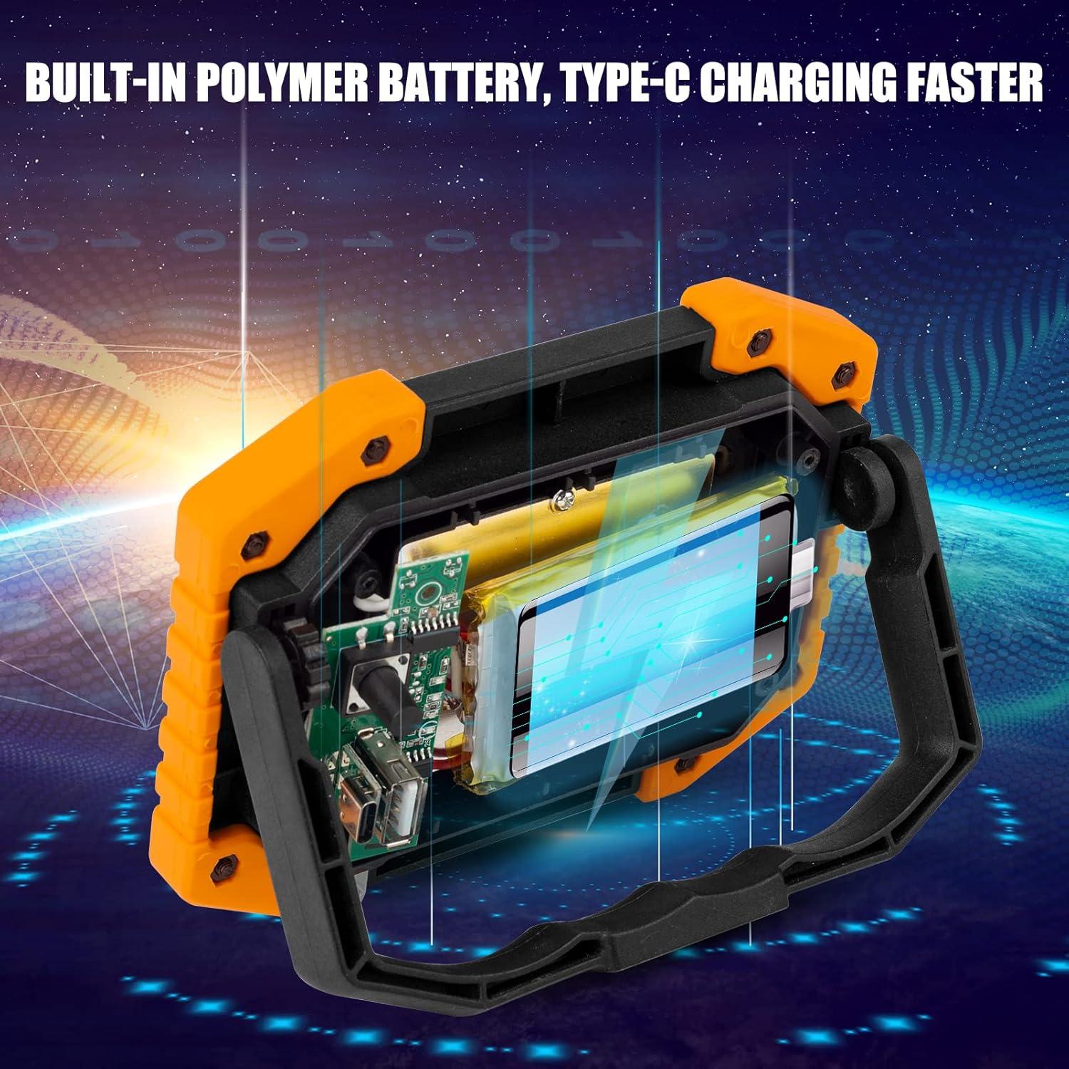 Luz de Trabajo LED OTYTY W840 30W 1500LM Recargable