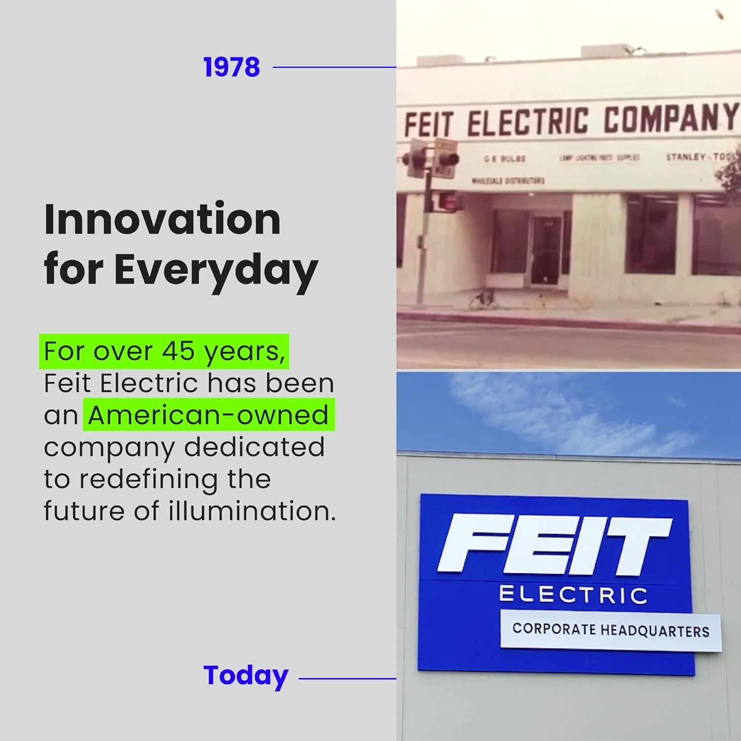 Luz de Trabajo LED Portátil Feit Electric 1000 Lúmenes 3 Modos