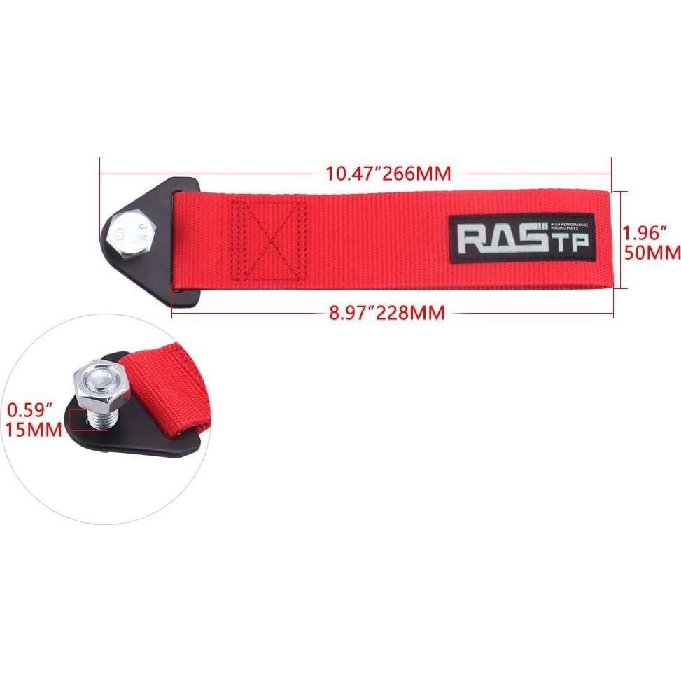 Correa de Remolque RASTP RS-TD001 Rojo 2994 kg Resistencia