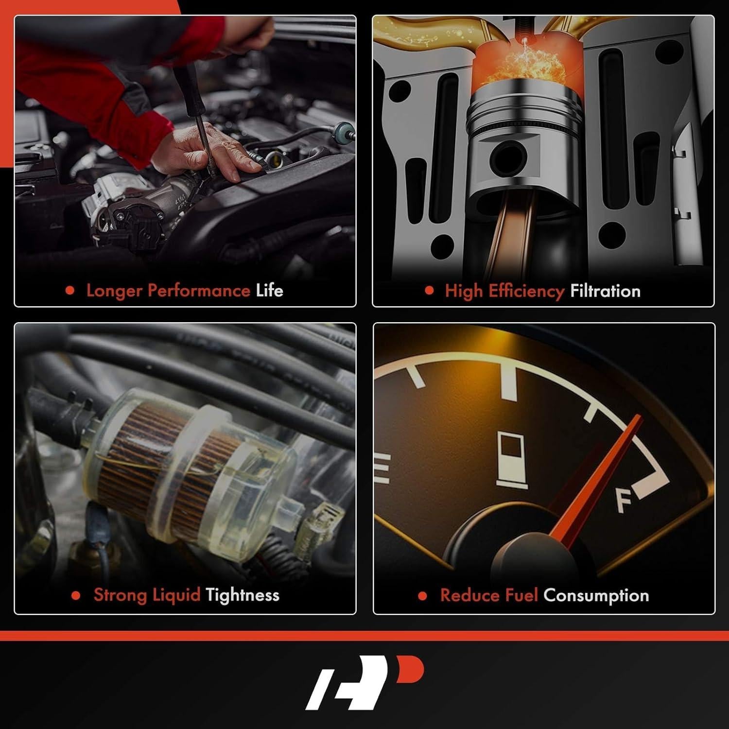 Filtro de Combustible A-Premium para Volkswagen Touareg 2004-2006