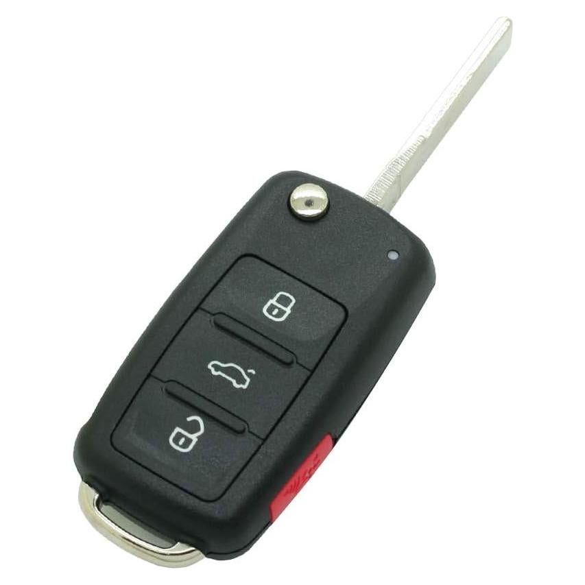 Carcasa de llave SEGADEN VW Passat 4 Botones Plegable