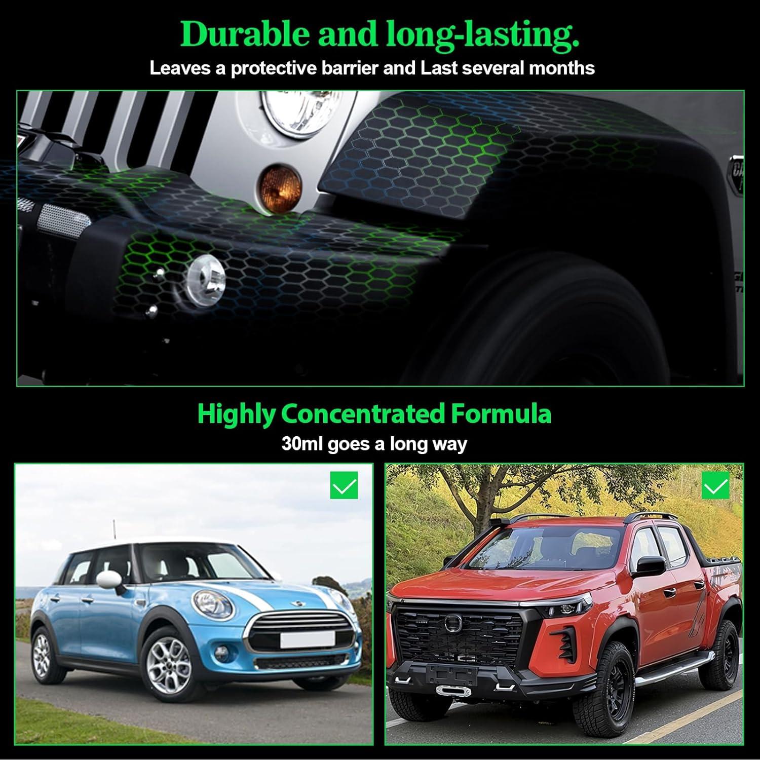 Restaurador de Plástico NADAMOO 30ml Cerámico para Autos