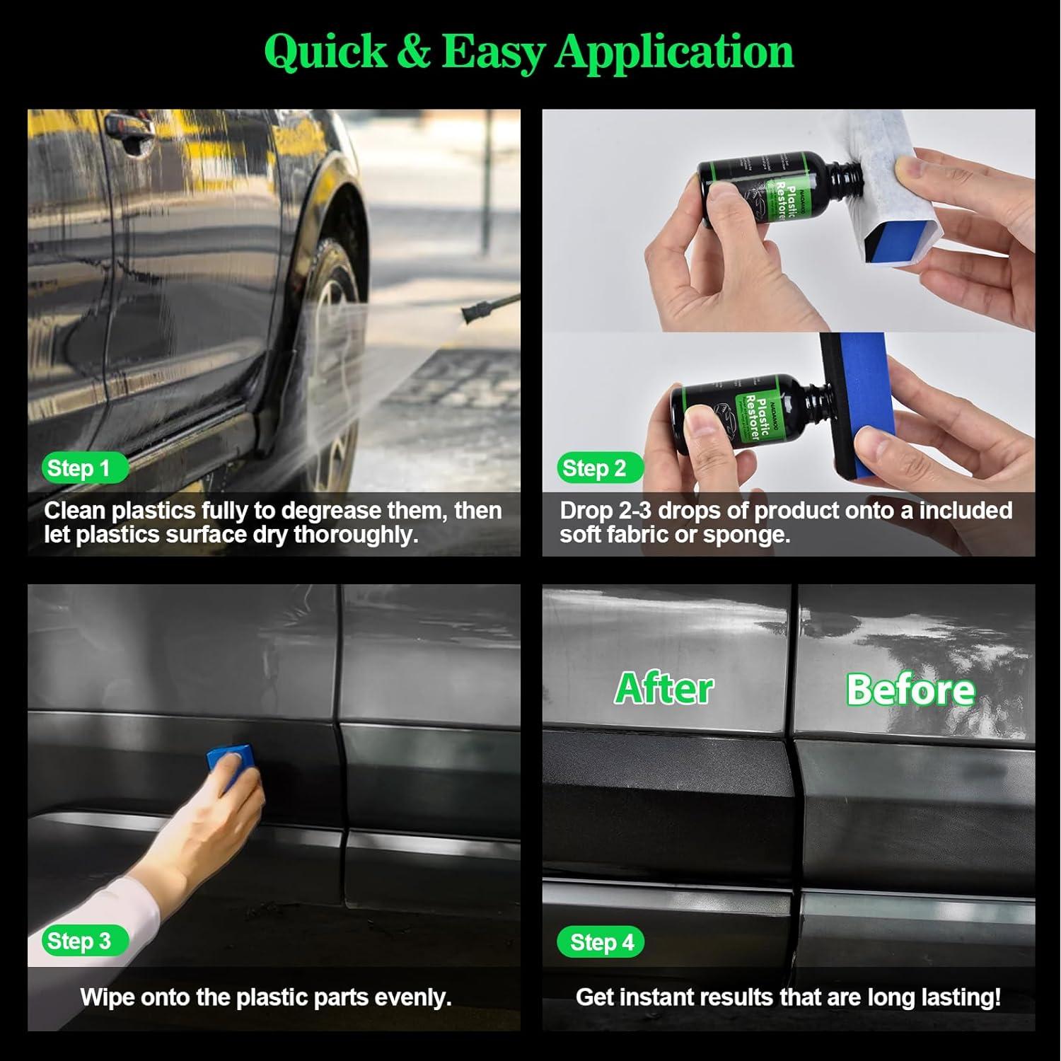 Restaurador de Plástico NADAMOO 30ml Cerámico para Autos