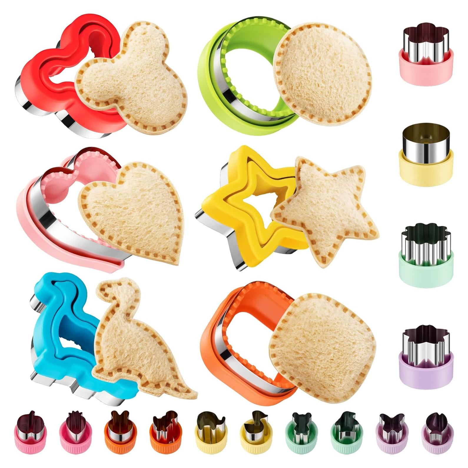 Set de 20 Cortadores y Selladores de Sándwich Tiblue