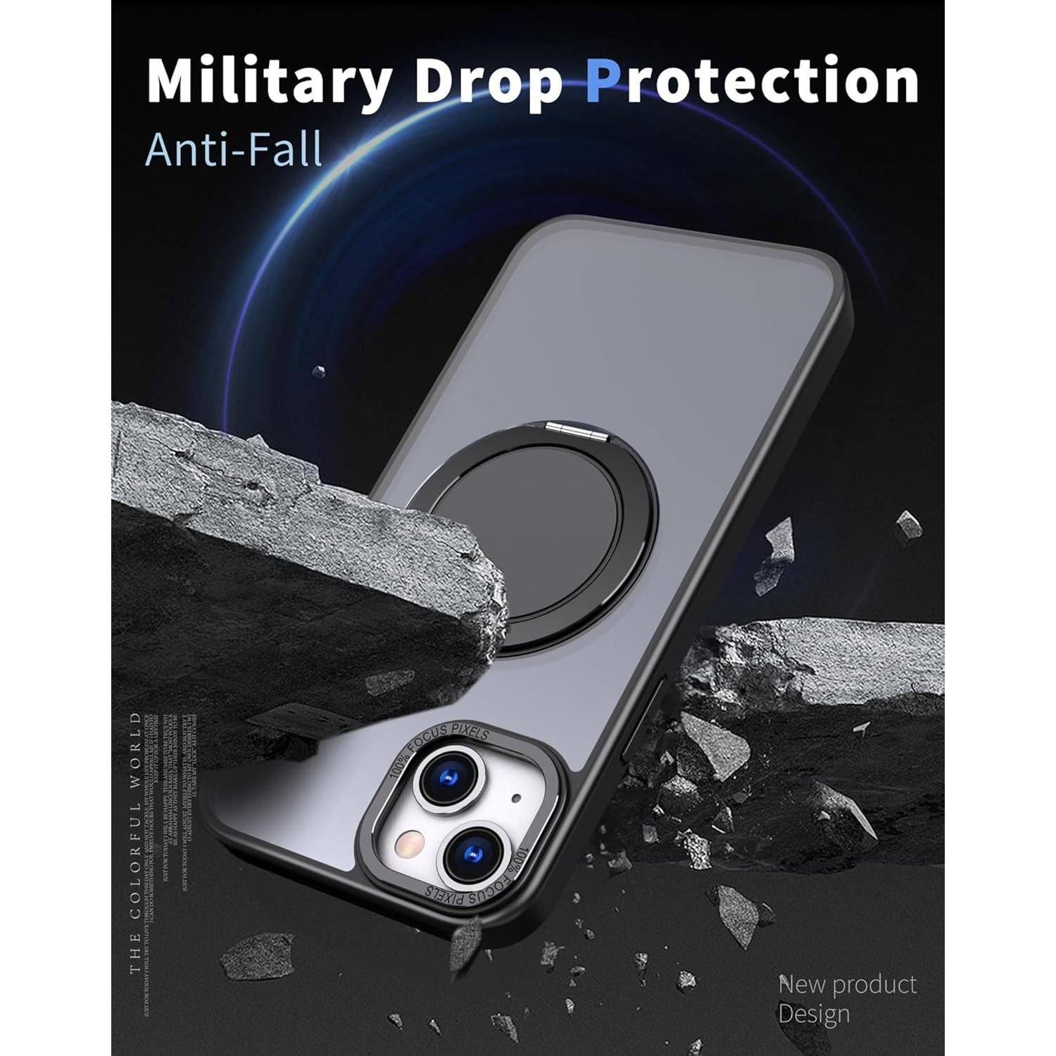 Funda Magnética para iPhone 13/14 HCX con 2 Protectores de Pantalla