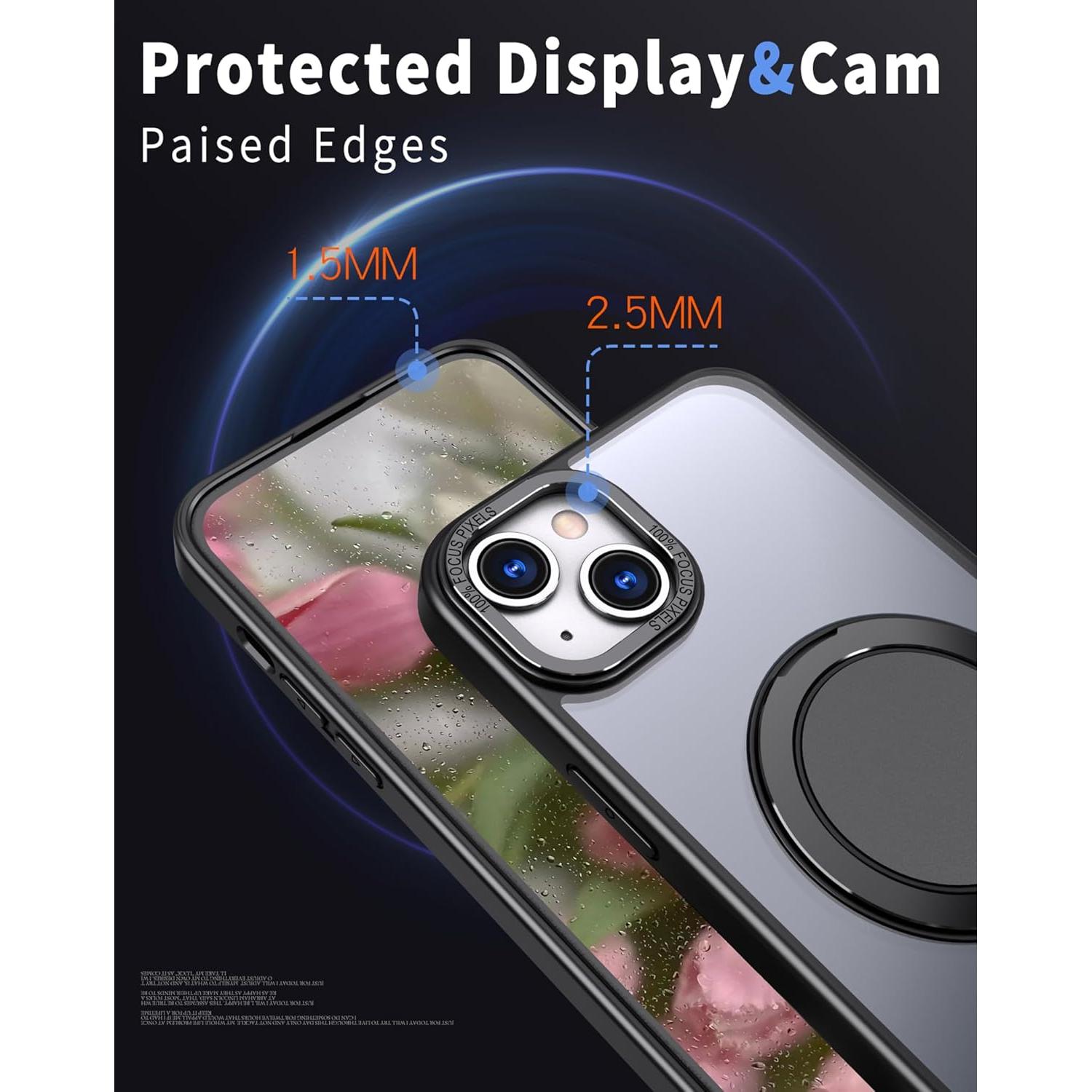 Funda Magnética para iPhone 13/14 HCX con 2 Películas de Vidrio