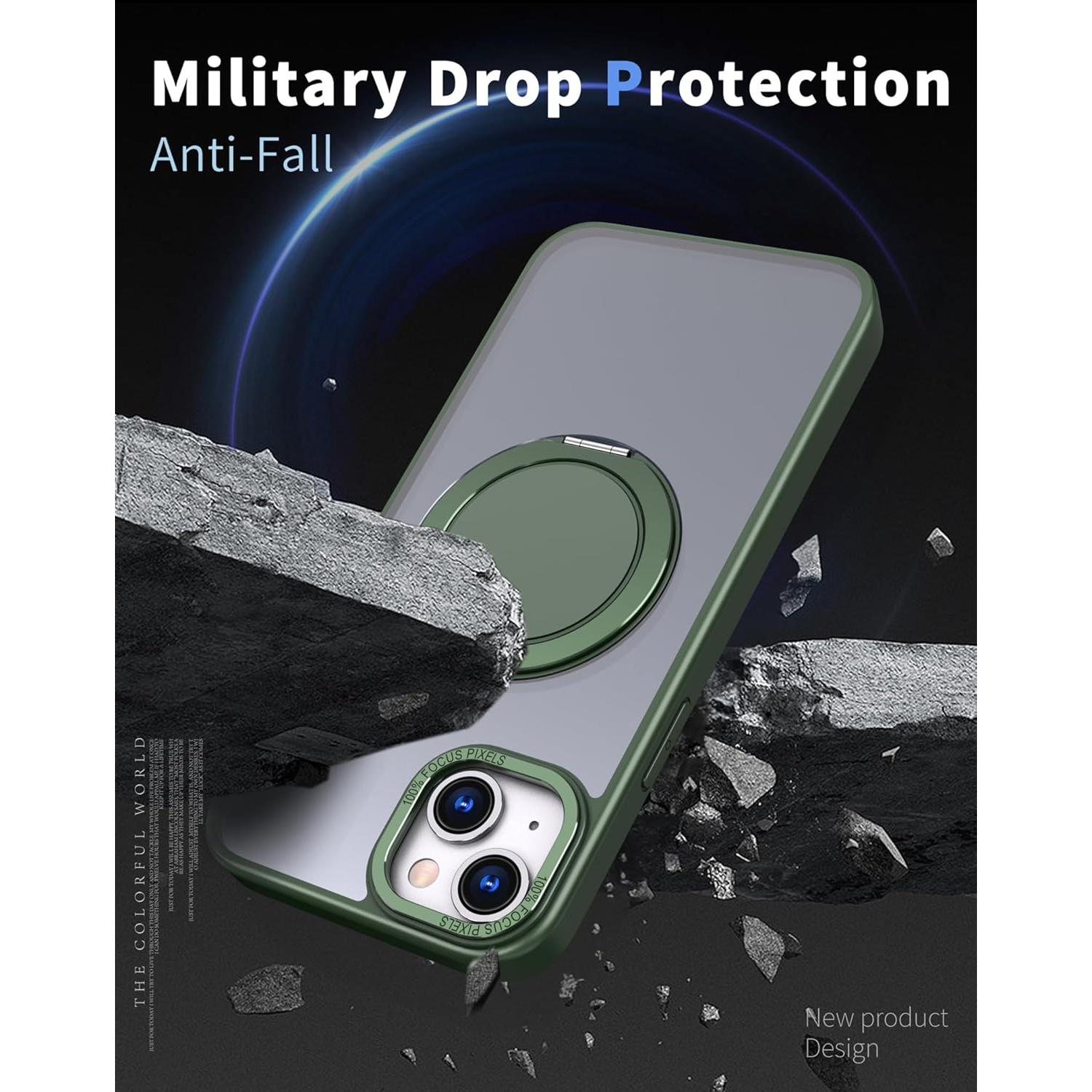 Funda Magnética para iPhone 15 HCX con 2 Protectores de Pantalla