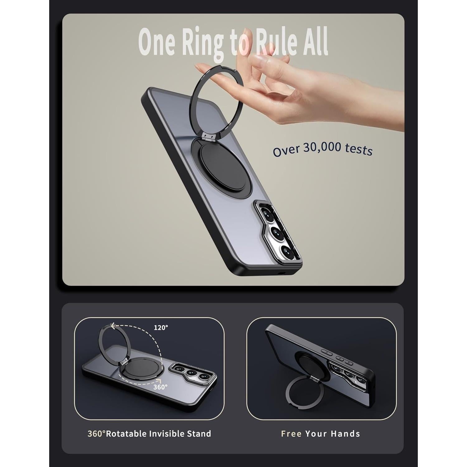 Funda Magnética Samsung Galaxy S23 6.1" con 2 Protectores