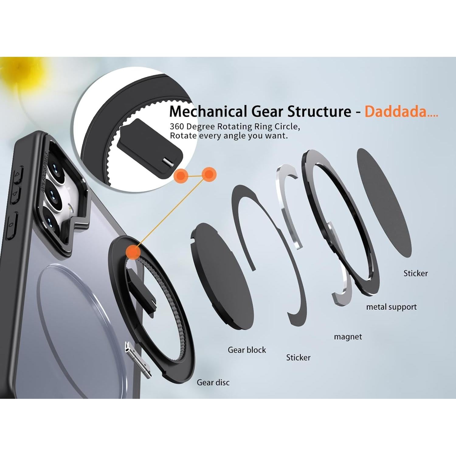 Funda Magnética Samsung Galaxy S23 6.1" con 2 Protectores