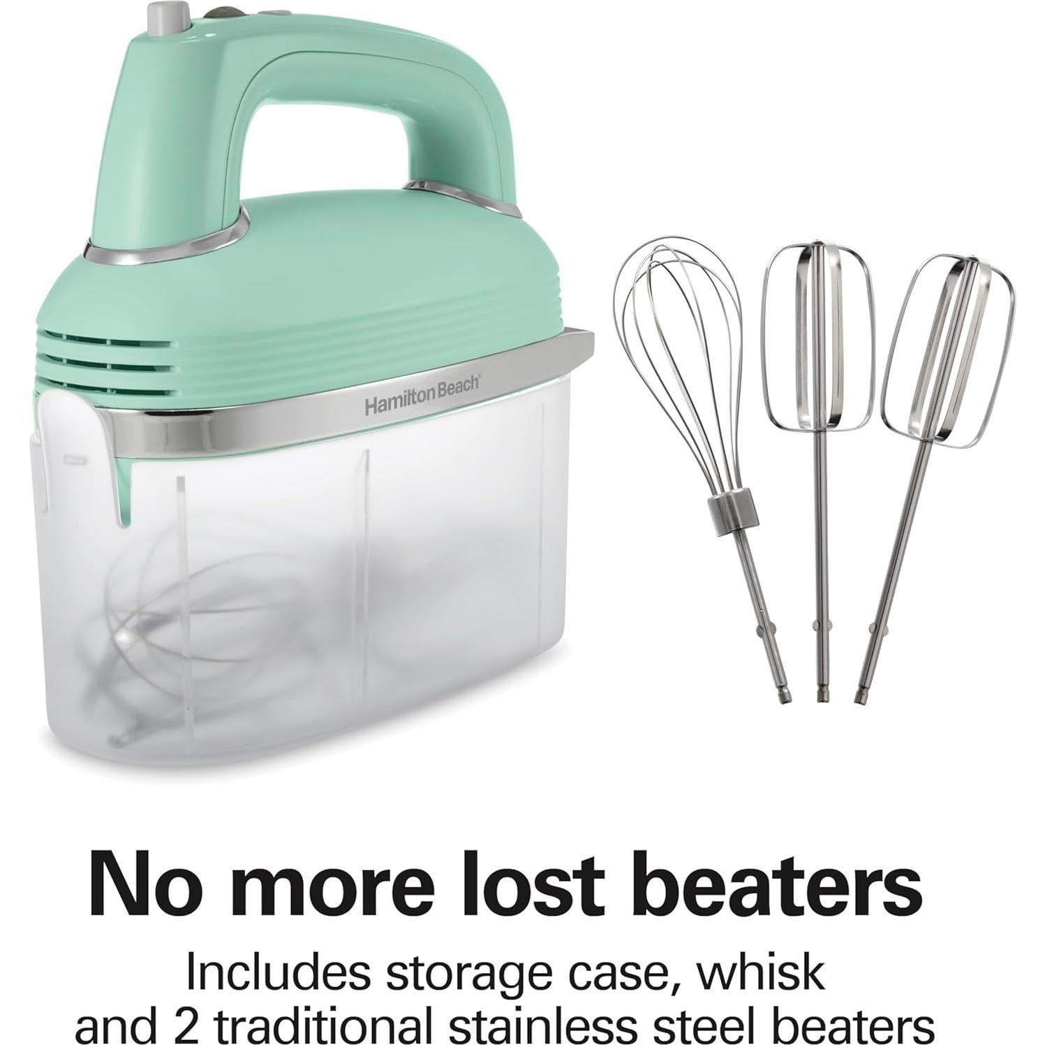 Batidora de Mano Hamilton Beach Vintage 5 Velocidades Verde