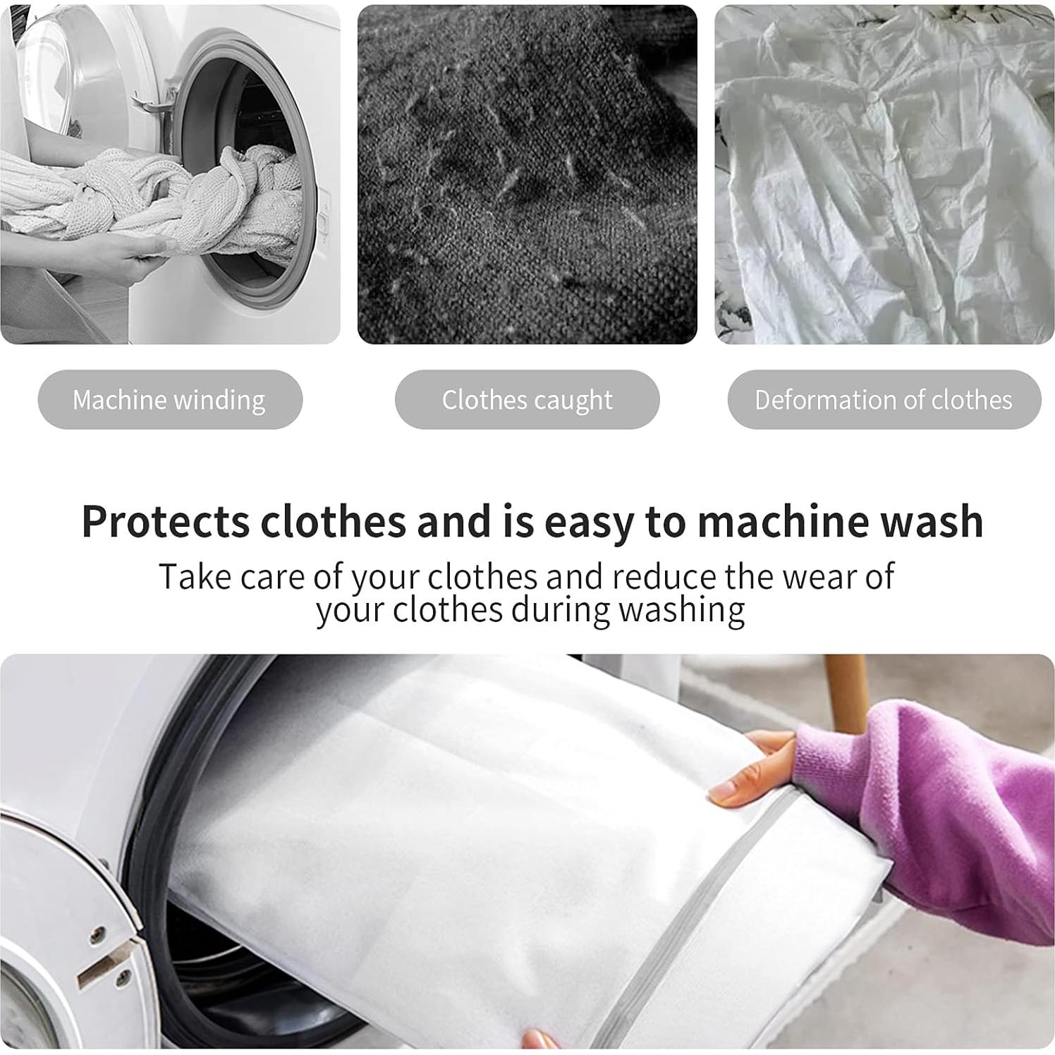 Paquete de 3 bolsas de lavandería MDSXO XXL 61x61 cm