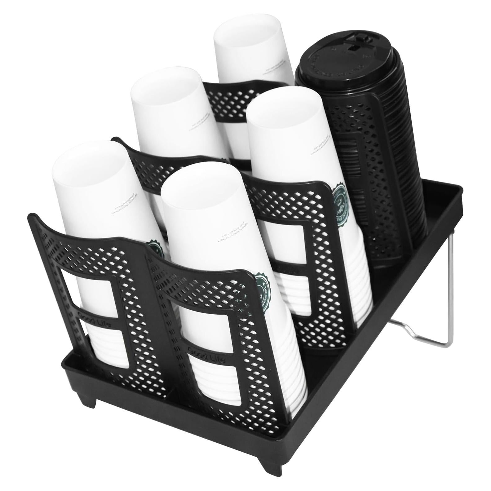 Soporte para Tazas de Café USDICHOME, Organizador 6 Compartimentos
