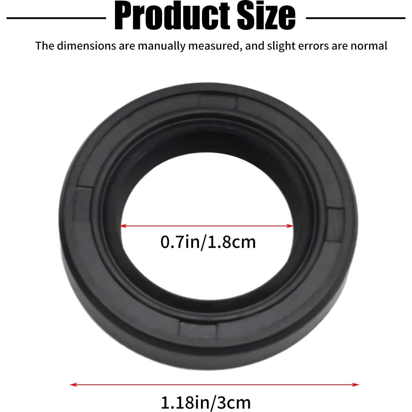 Kit de Sello de Aceite Hoypeyfiy 2 Piezas para Honda