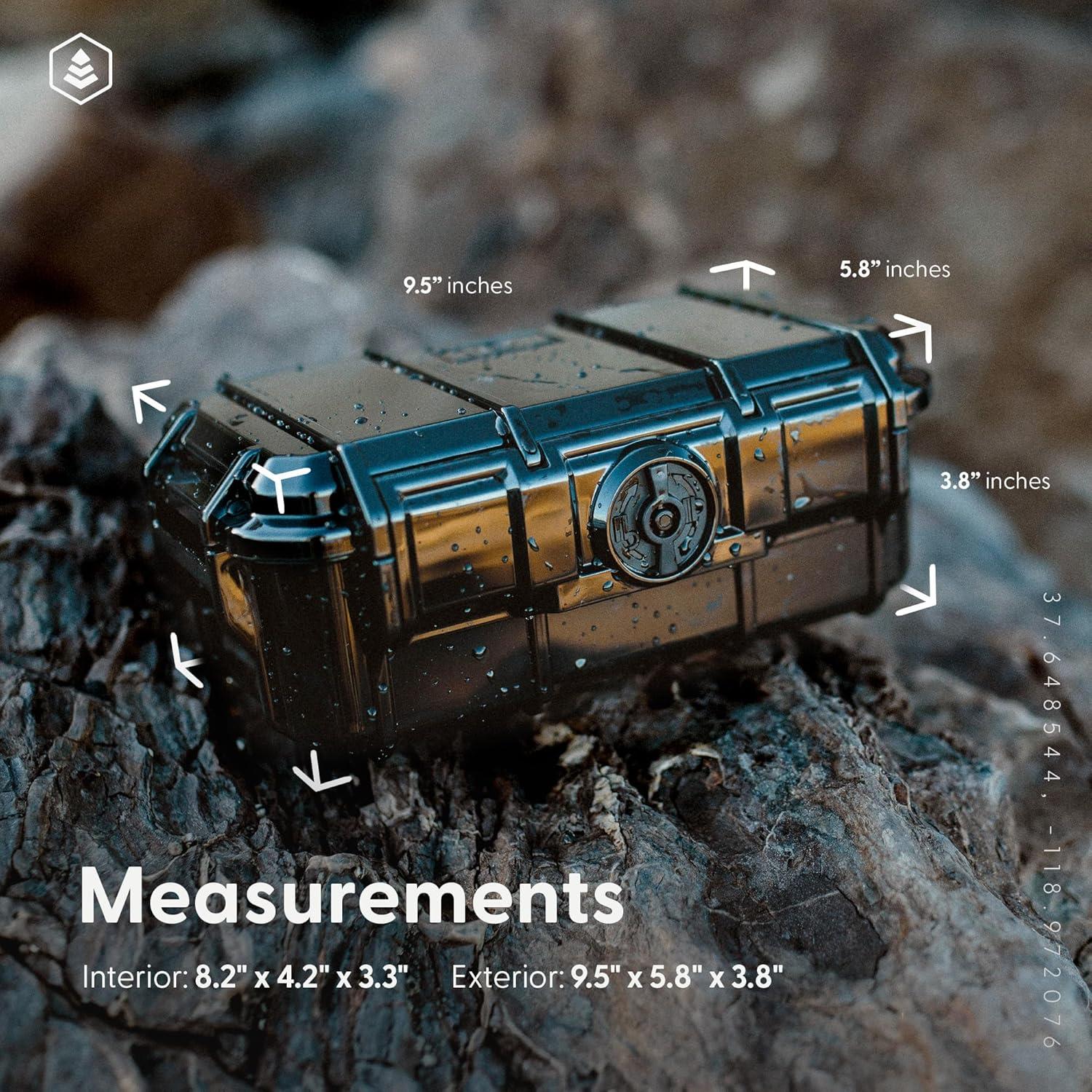 Caja Protectora Impermeable Seahorse SE-57 - 24.1x14.7cm - Negro