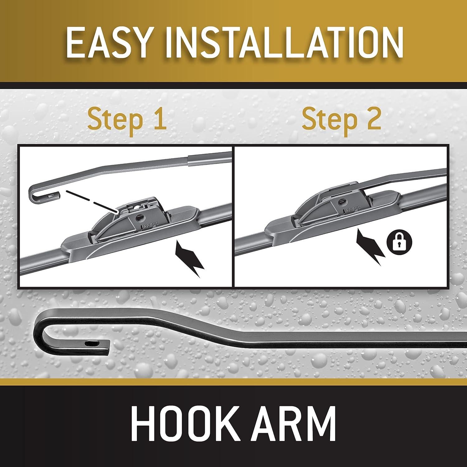 Limpiaparabrisas TRICO Gold 24 y 20 cm Paquete de 2