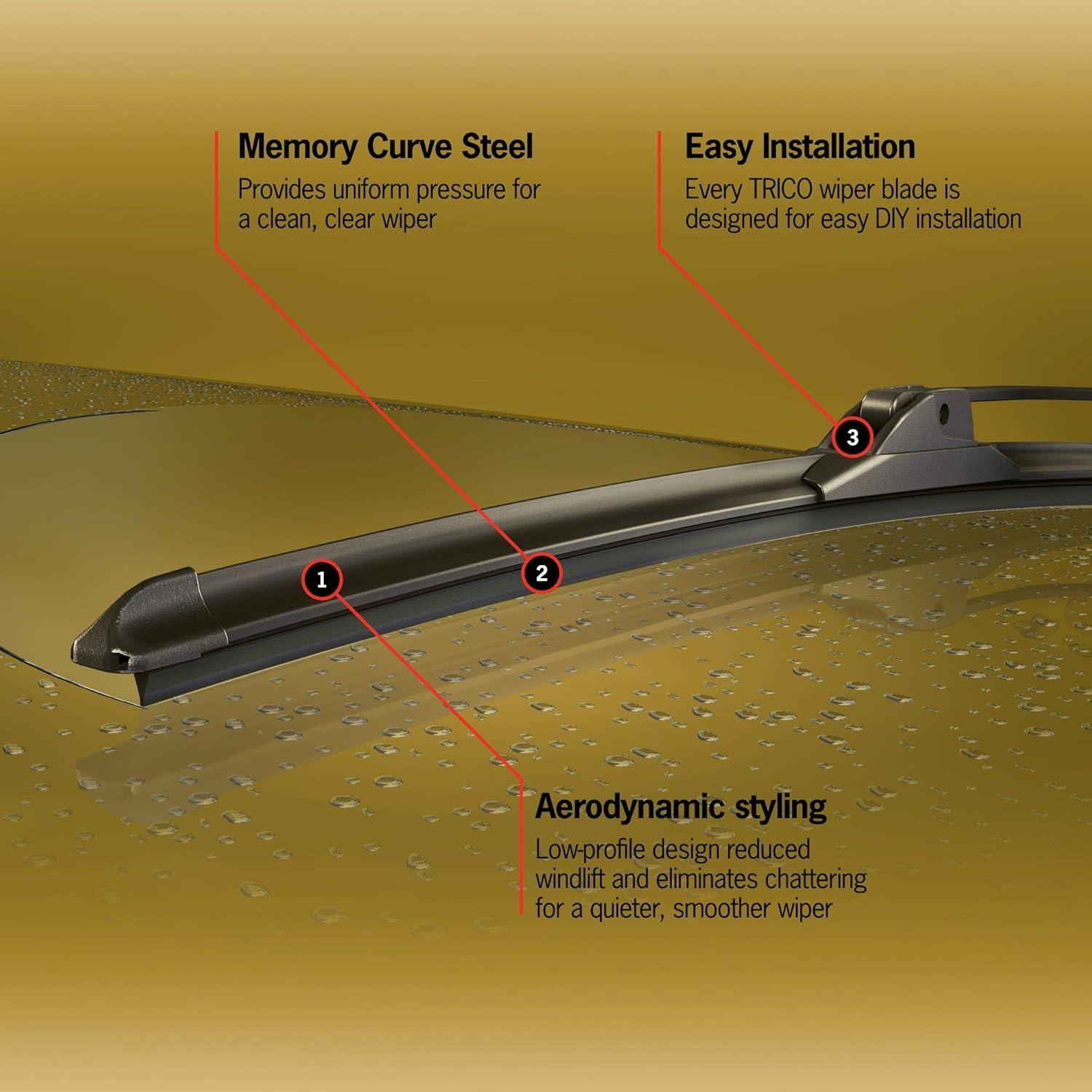 Limpiaparabrisas TRICO Gold 24 y 20 cm Paquete de 2
