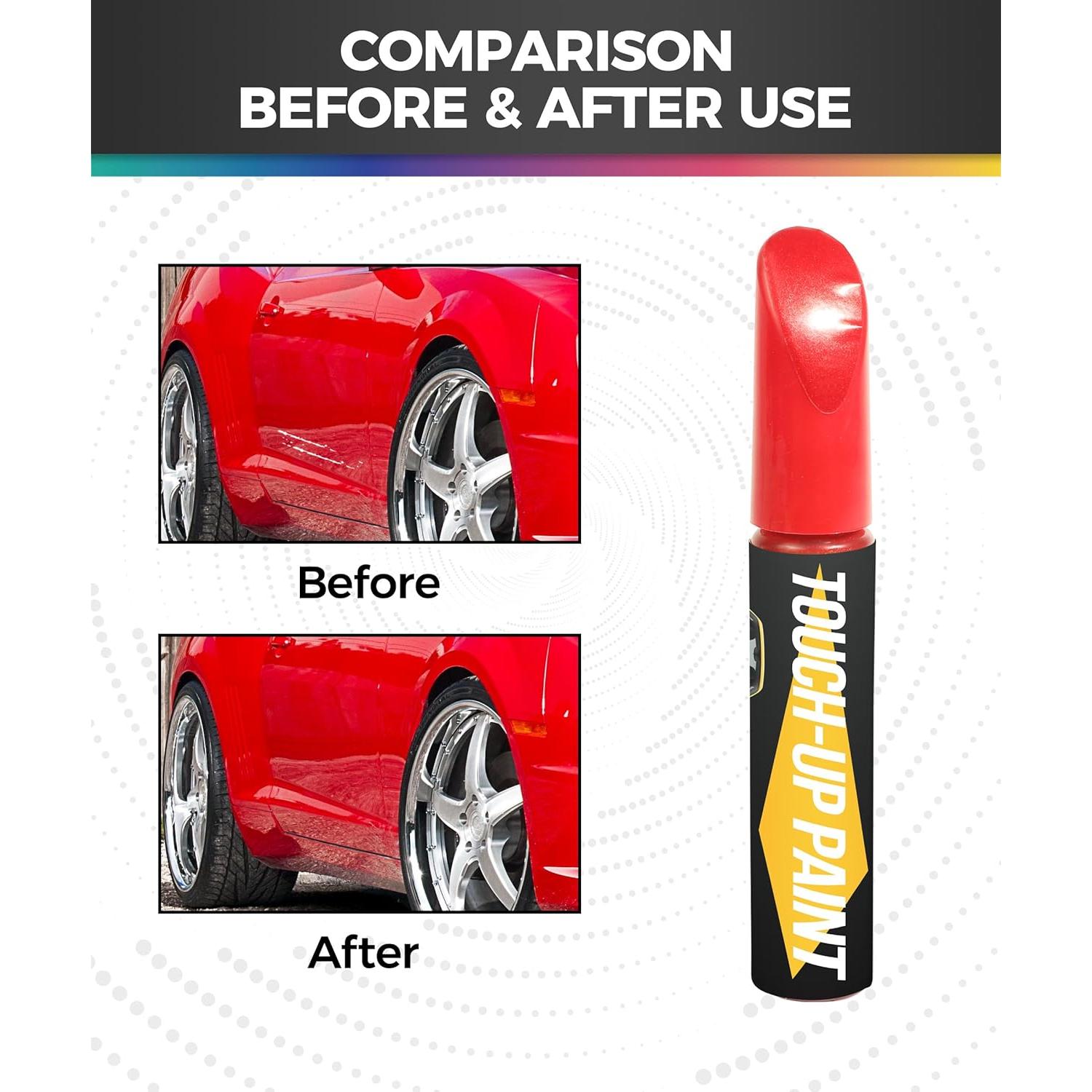 Bolígrafo de Pintura UBOG 50ml Rojo para Rayones de Coche