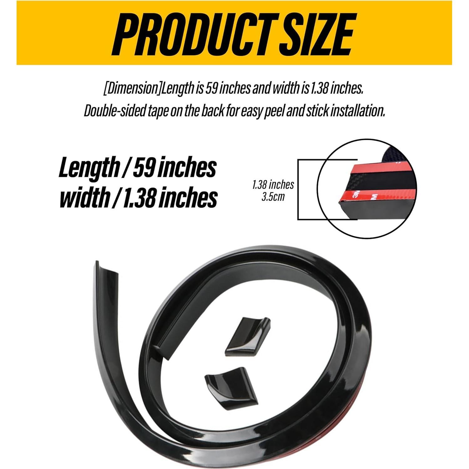 Spoiler Trasero ESEWALAS Universal 149,86 cm Negro