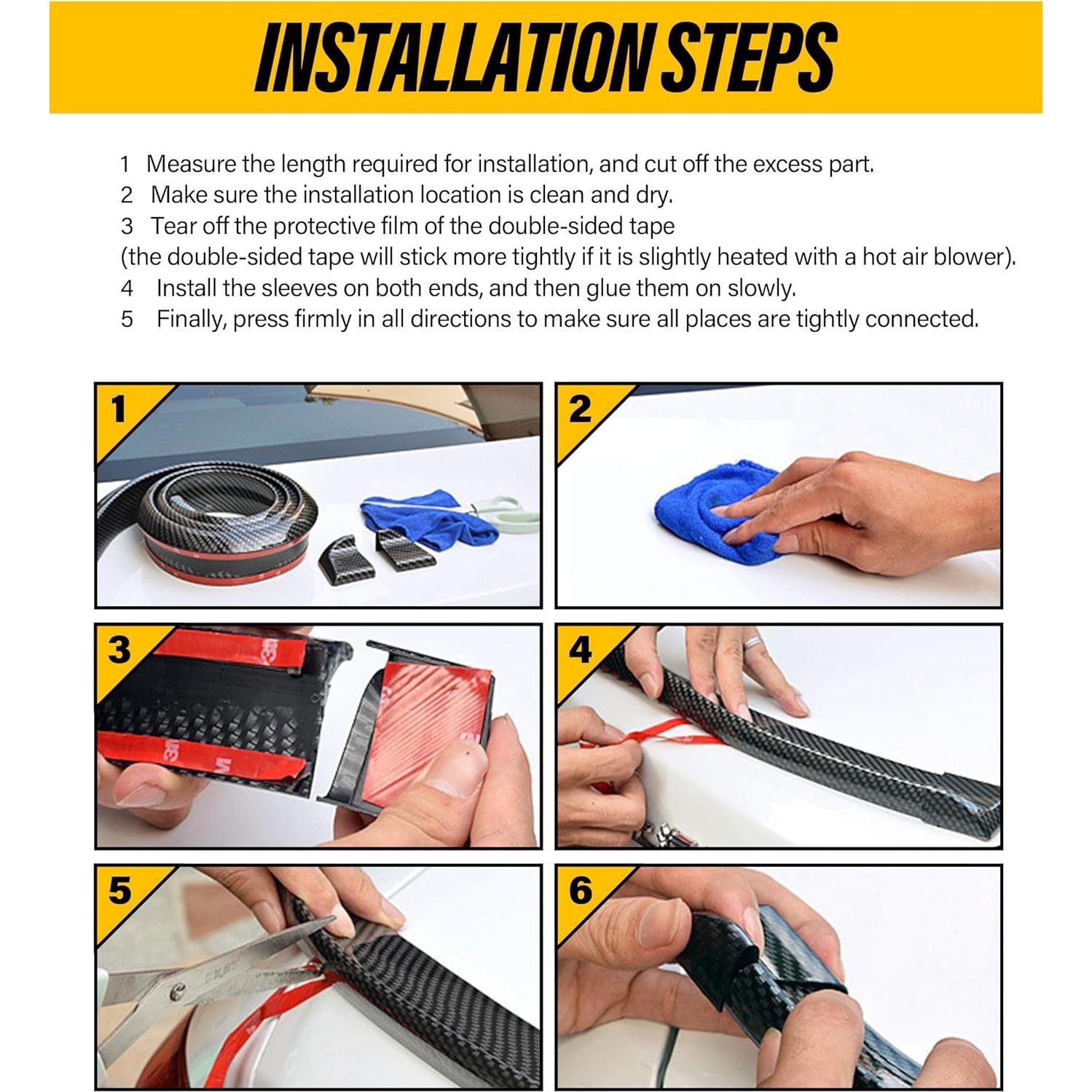 Spoiler Trasero ESEWALAS Universal 149,86 cm Negro