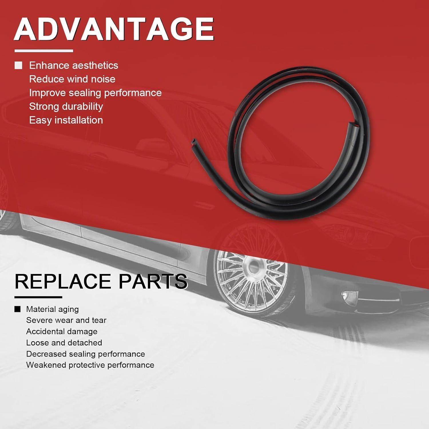 Sello Moldura Parabrisas Frontal BMW E90 E91 YINAVAGAD