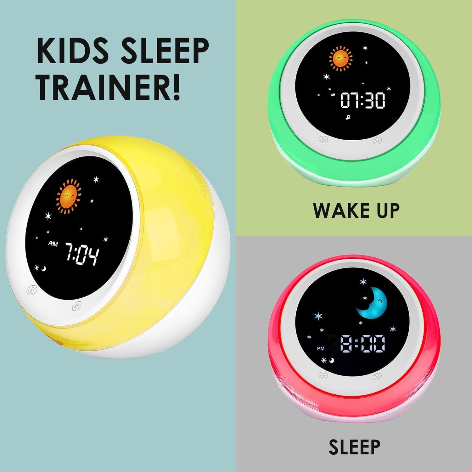 Reloj Despertador Infantil I·CODE con Luz y Sonidos