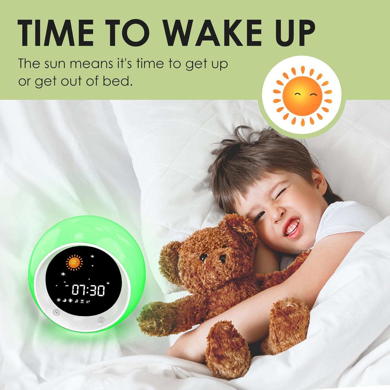 Reloj Despertador Infantil I·CODE con Luz y Sonidos